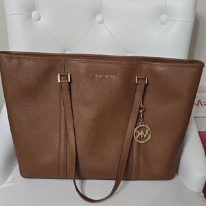 Michael Kors Tan Leather Tote
